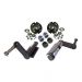 500 lb. Torsional Stub Axles With 4-Bolt on 4 Inch Hubs - With Bearing Buddies And Caps Questions & Answers